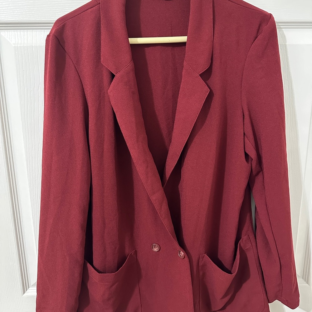 Women's Red Blazer